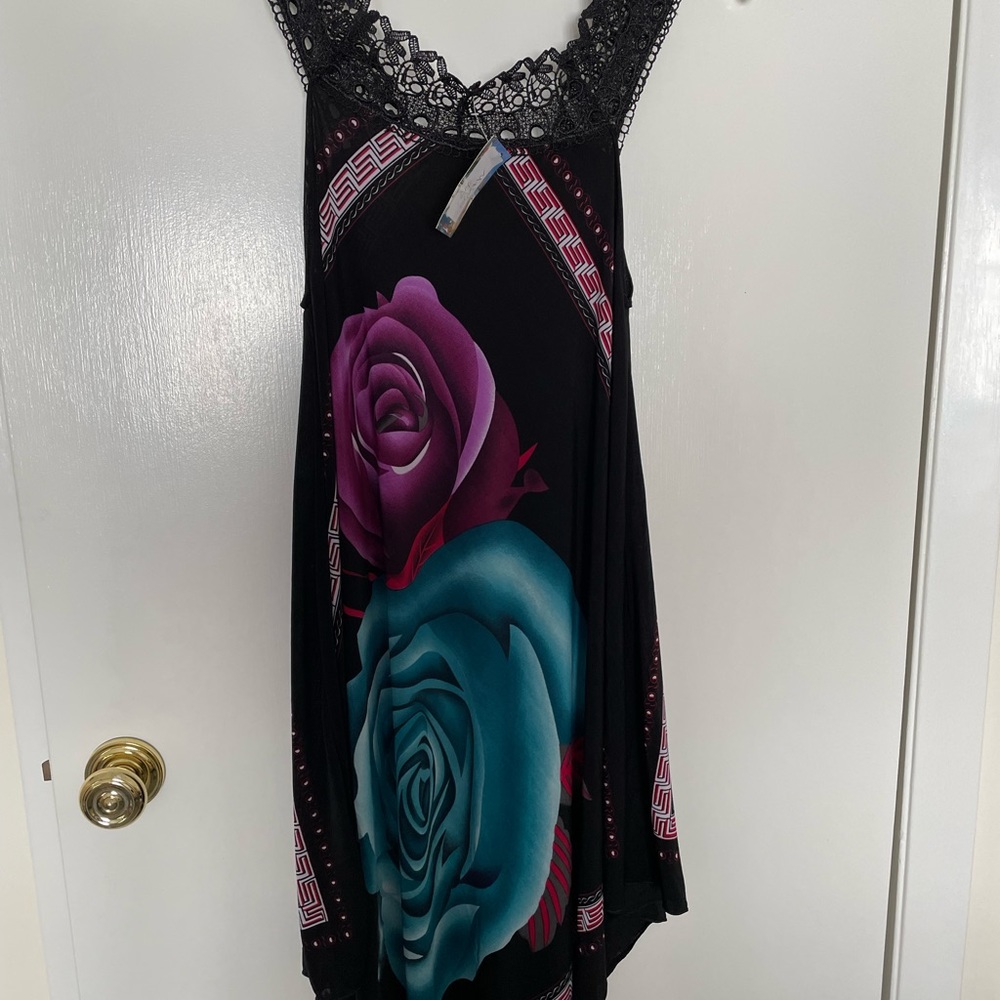 NWT … Beautiful black sundress ..size XXL